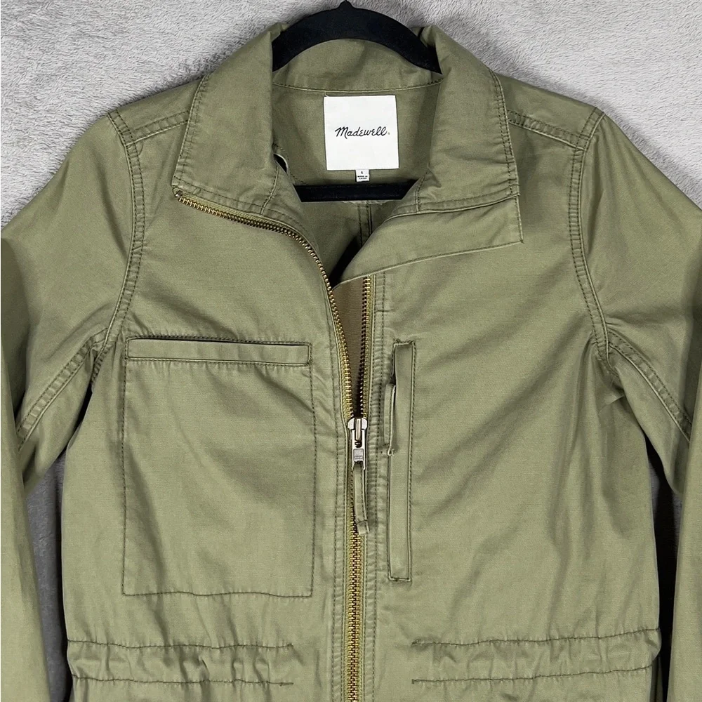 Madewell Fleet Jacket‎ Utility Military Women's Small Olive Green Army Grunge